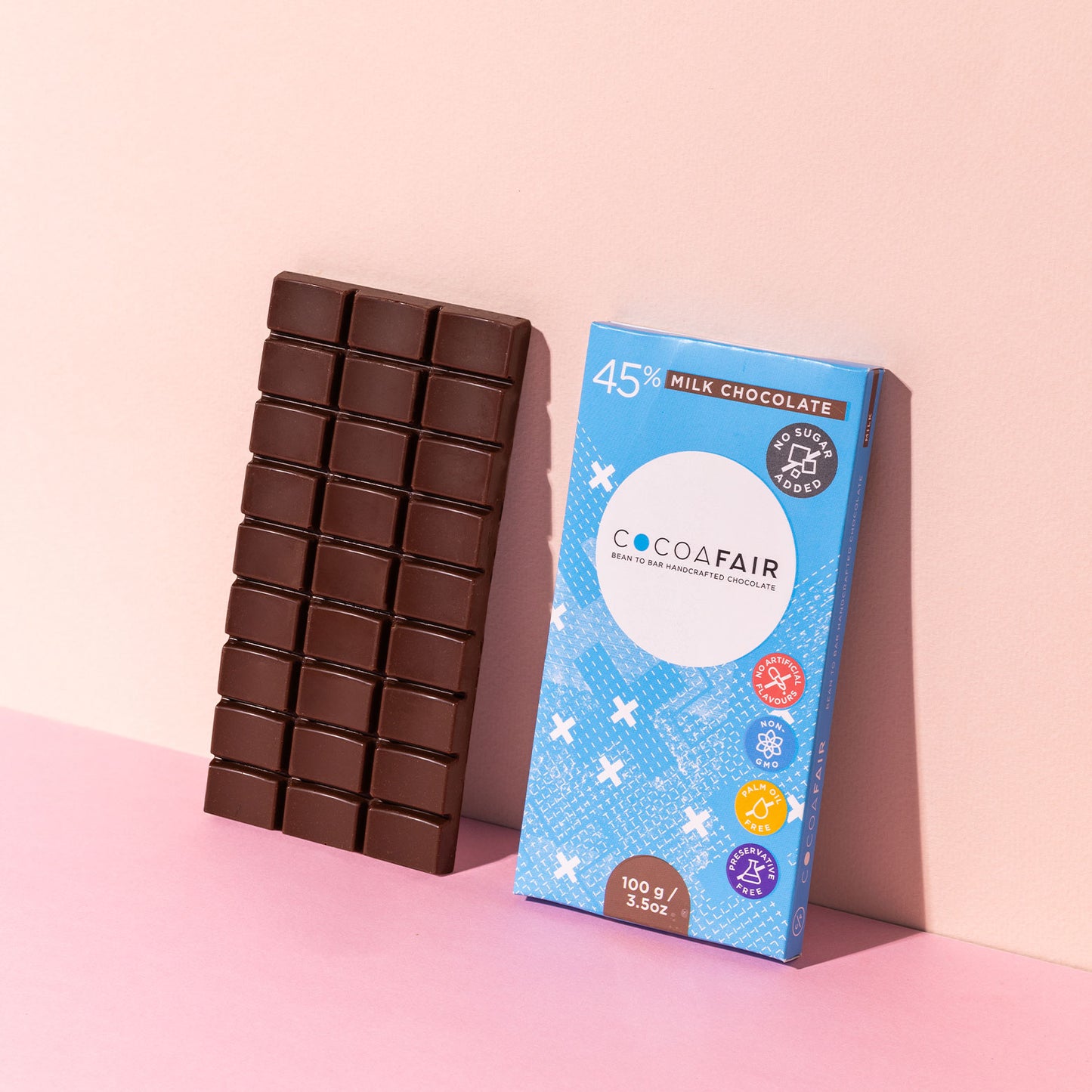 45% Milk Chocolate | No Added Sugar