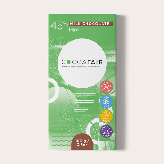 45% Milk Chocolate with Mint