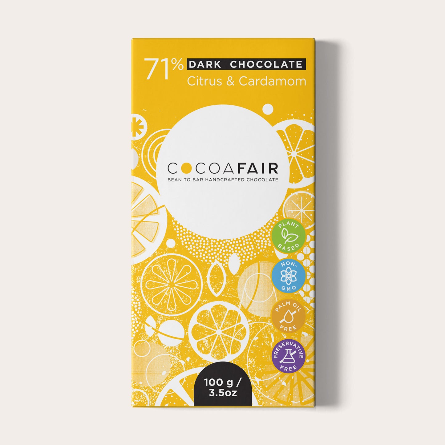 71% Dark Chocolate with Citrus & Cardamom