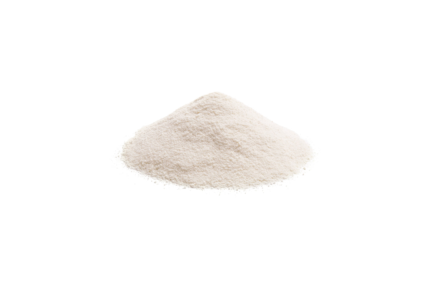 Collagen Powder in a small heap against a white background